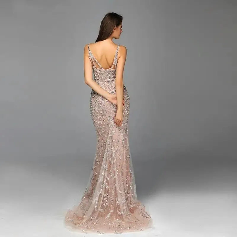 ALYSSA - Diamond beading Gown