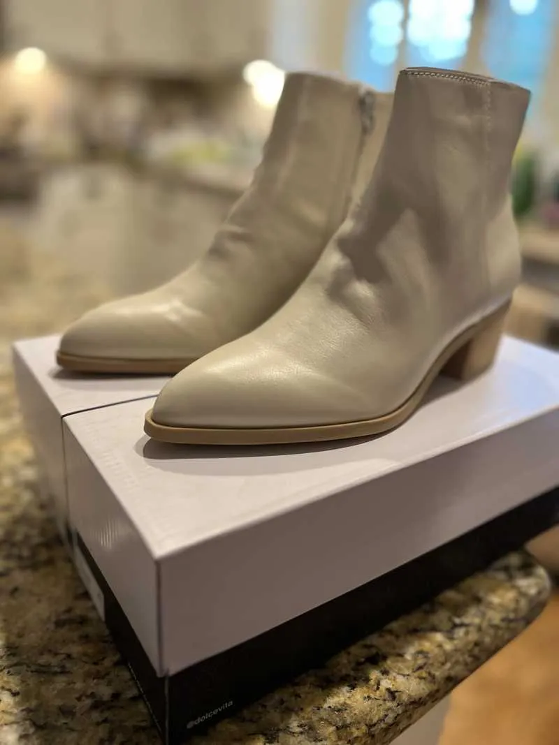 Sure! Heres an optimized title for your e-commerce product:  

Ivory Leather Avalon Booties by re:vita - Chic and Versatile Womens Footwear