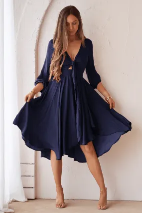 Balance Dress - Navy