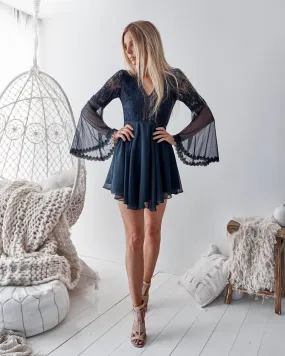 Bethany Dress - Navy