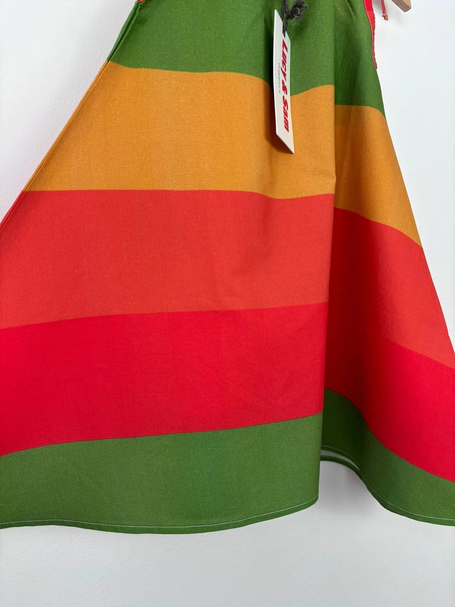 Block Stripe Rainbow Dress