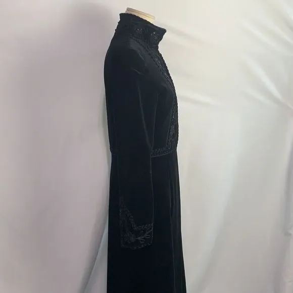 Blumarineblackvelvet beaded long dress