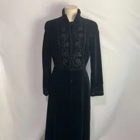 Blumarineblackvelvet beaded long dress