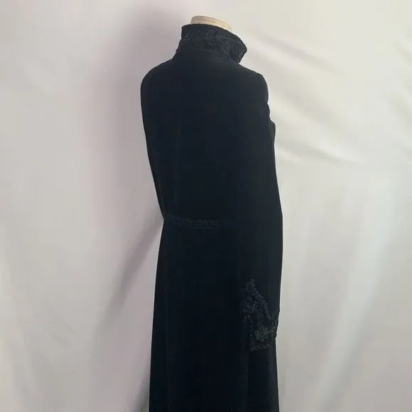 Blumarineblackvelvet beaded long dress