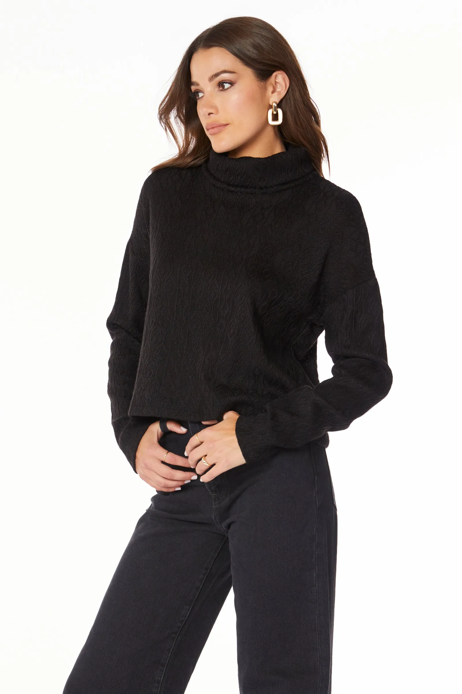 BOXY TURTLENECK