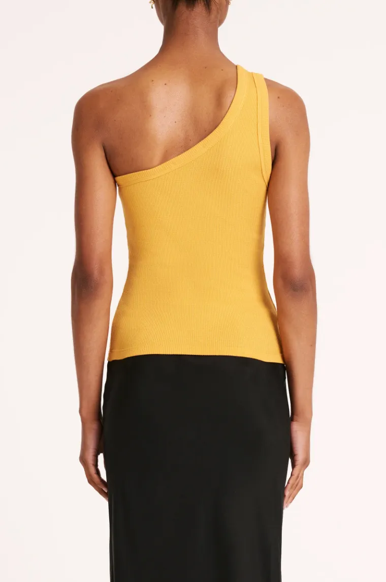 Cecil One Shoulder Tank Marigold