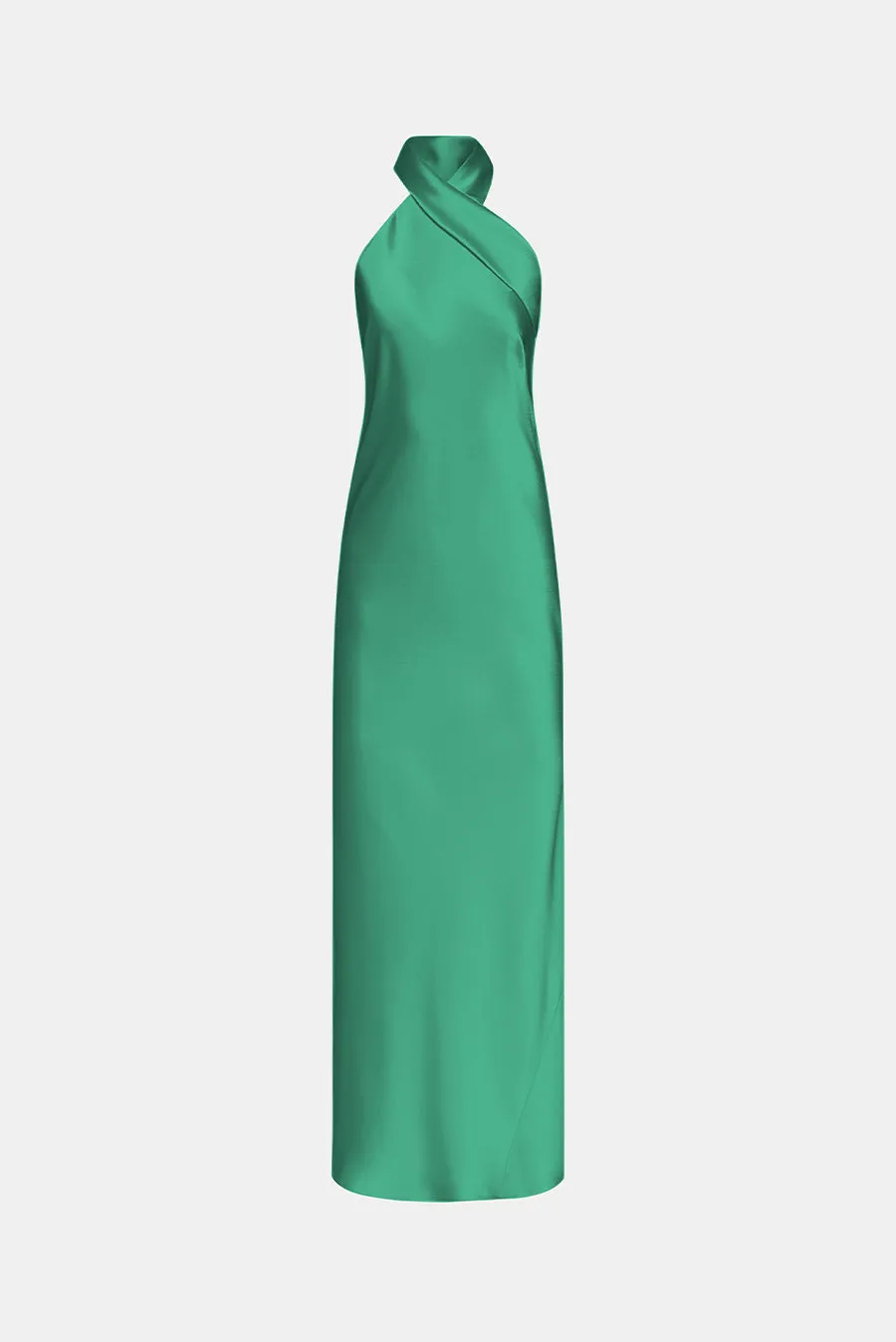 Cropped Pandora Dress - Emerald