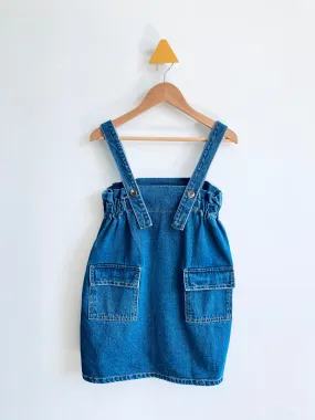 Denim Romper Dress // 5-6Y