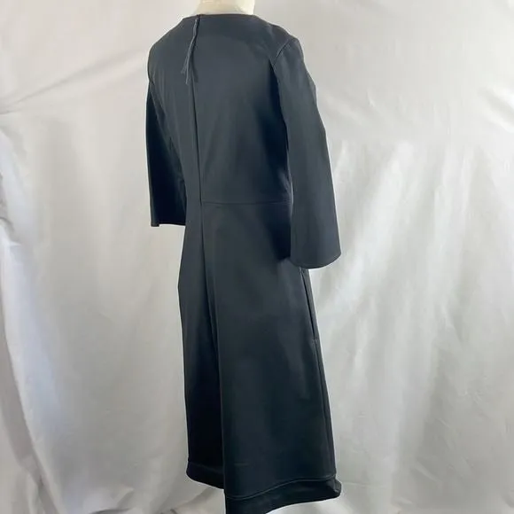 Dorothee SchumacherBlack Fitted 3/4 Sleeve Dress