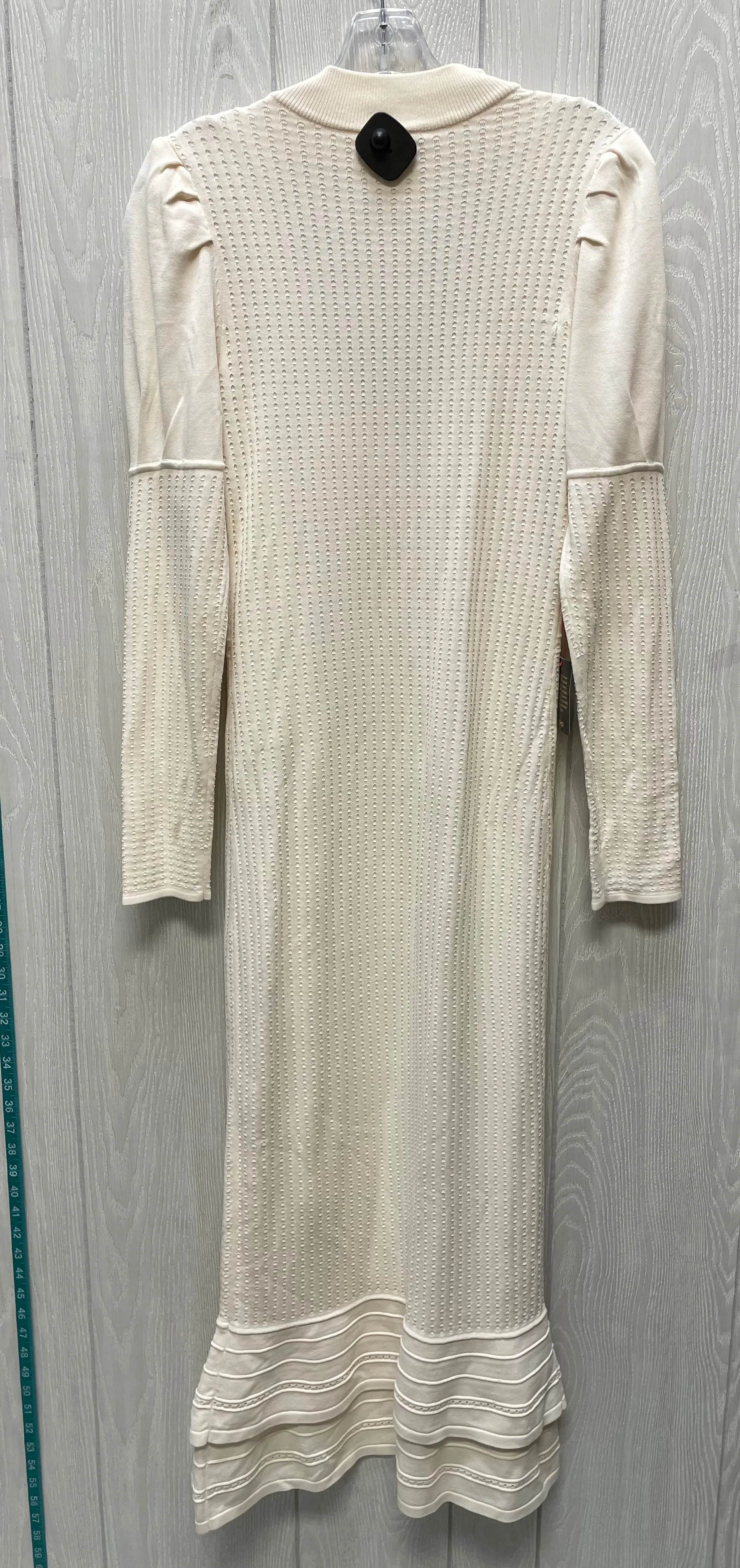 Dress Sweater By Bebe In Cream, Size: L