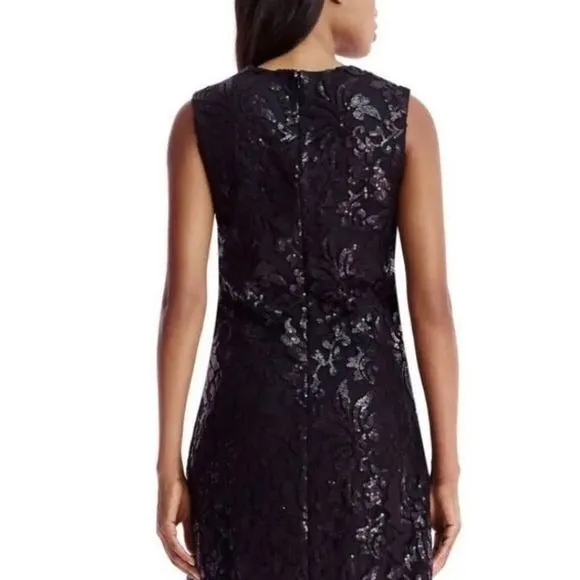 DVonFurstenberg NWT Black Sequined Mini Dress