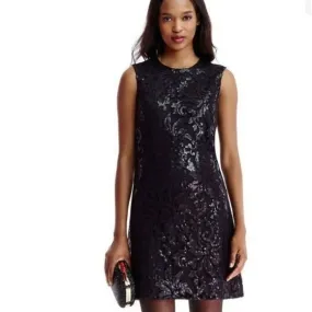 DVonFurstenberg NWT Black Sequined Mini Dress