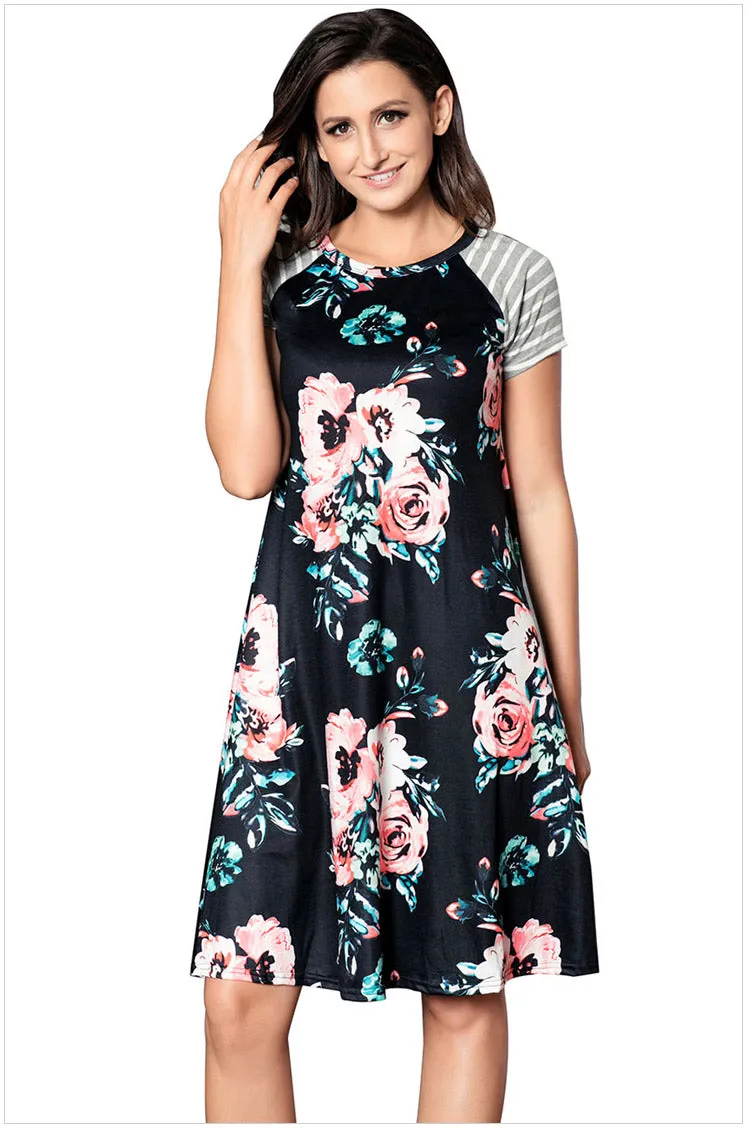 Floral  Causal Dress