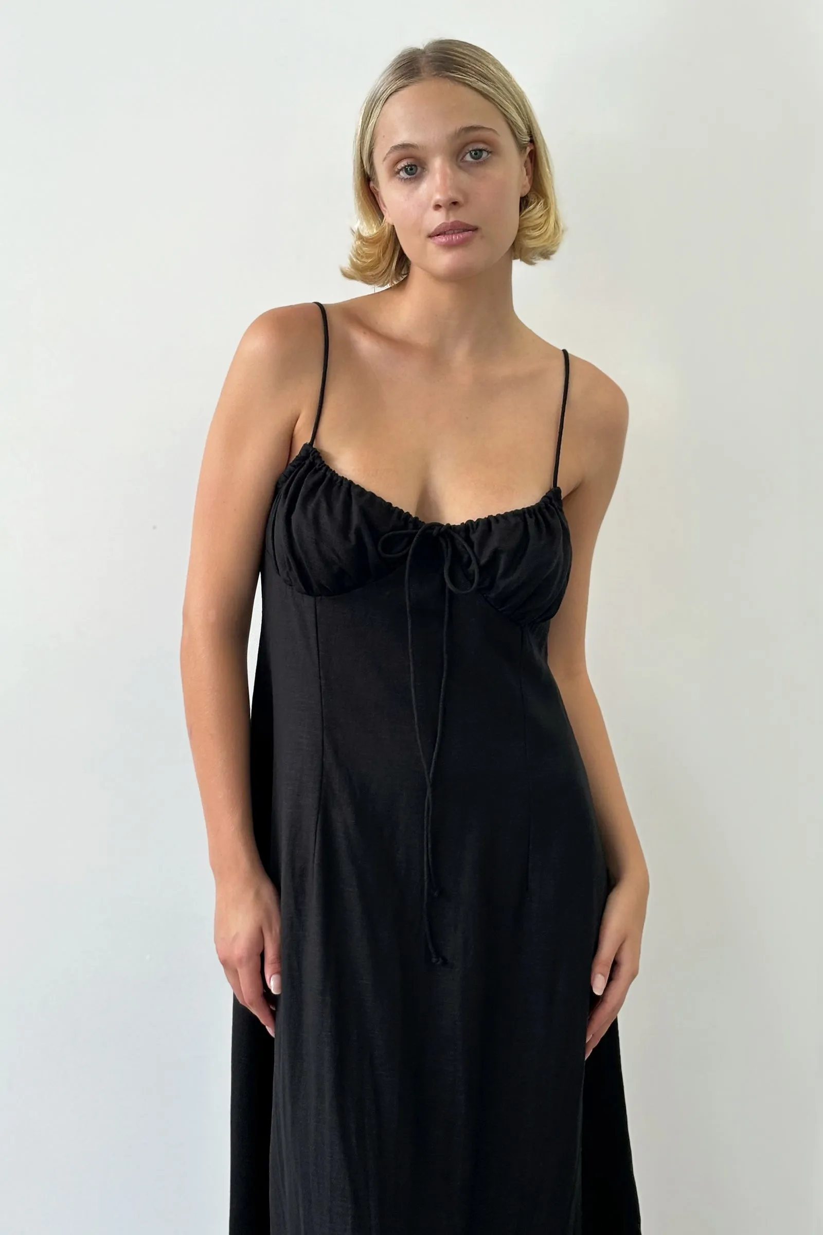 Frou Frou Dress in Black