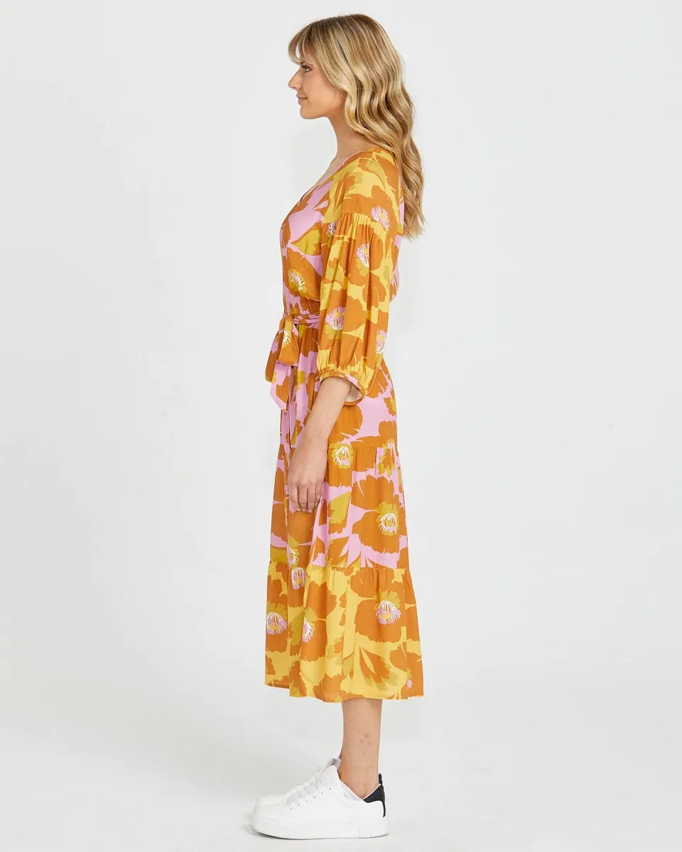 Harriet Tiered Midi Dress