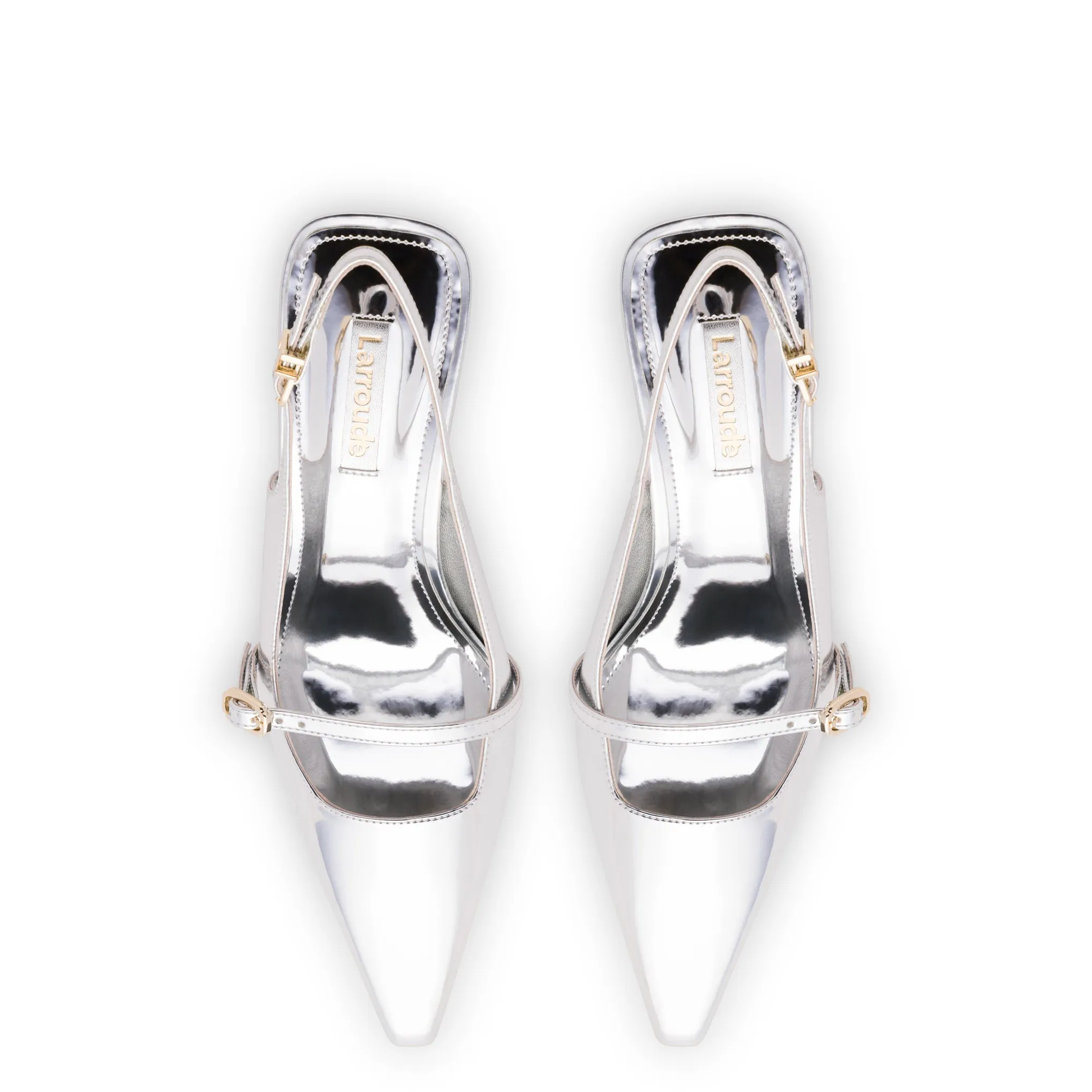 Ines Pump In Silver Specchio