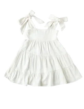 Karolina Tiered Dress - White