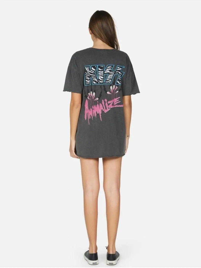 Lauren Moshi Geneva KISS Animalize Tee Dress