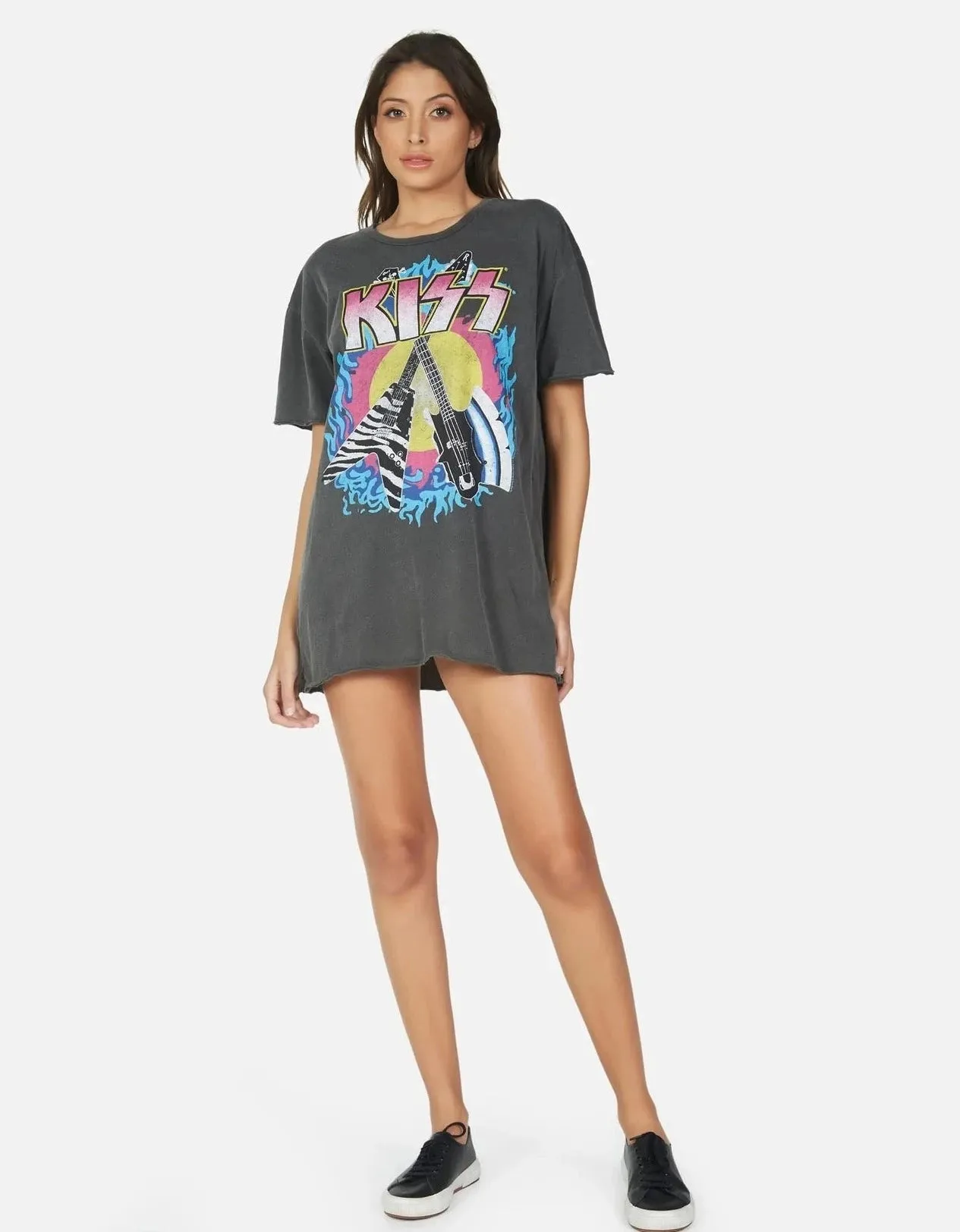 Lauren Moshi Geneva KISS Animalize Tee Dress