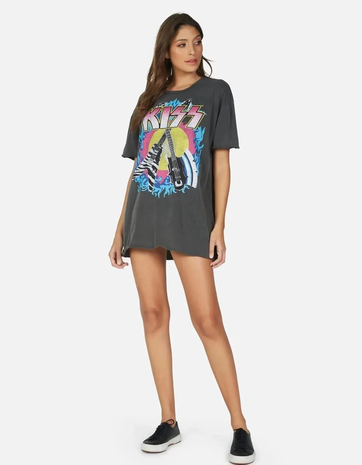 Lauren Moshi Geneva KISS Animalize Tee Dress