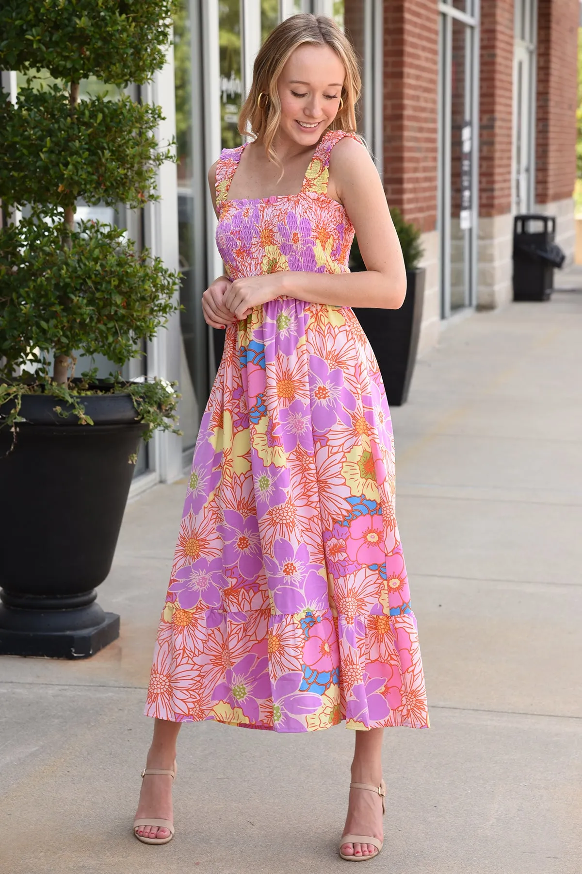 Lavender Blooms Dress