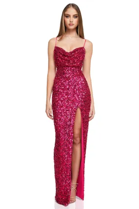 Nookie Smoke Show Gown - Pink