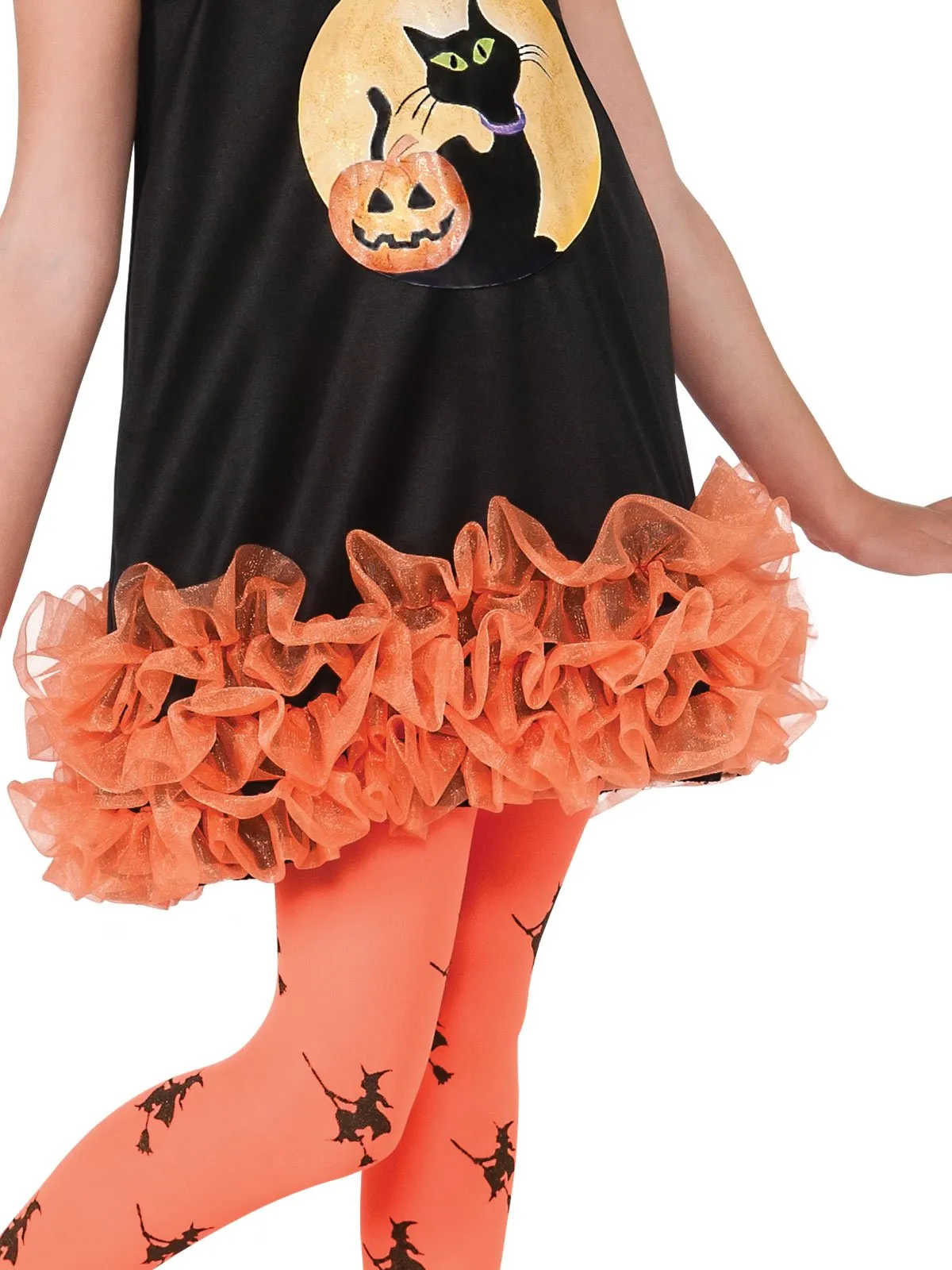 Orange Tutu Witch Costume for Kids