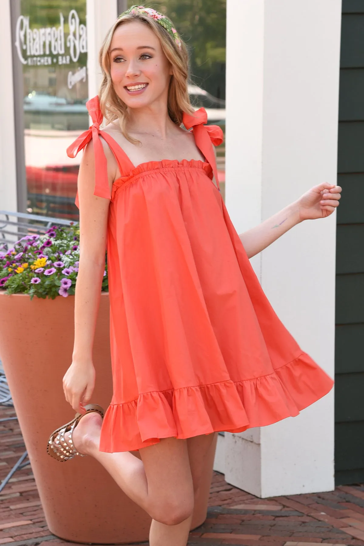 PERFECT WAYS DRESS - ORANGE