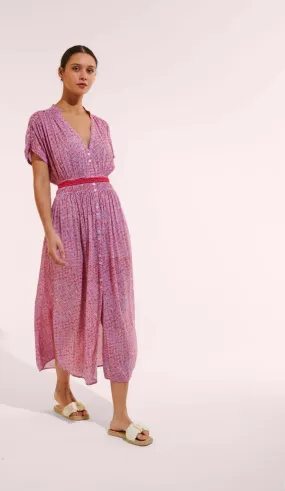 Poupette St. Barth - Long Dress Becky - Lilac Abori