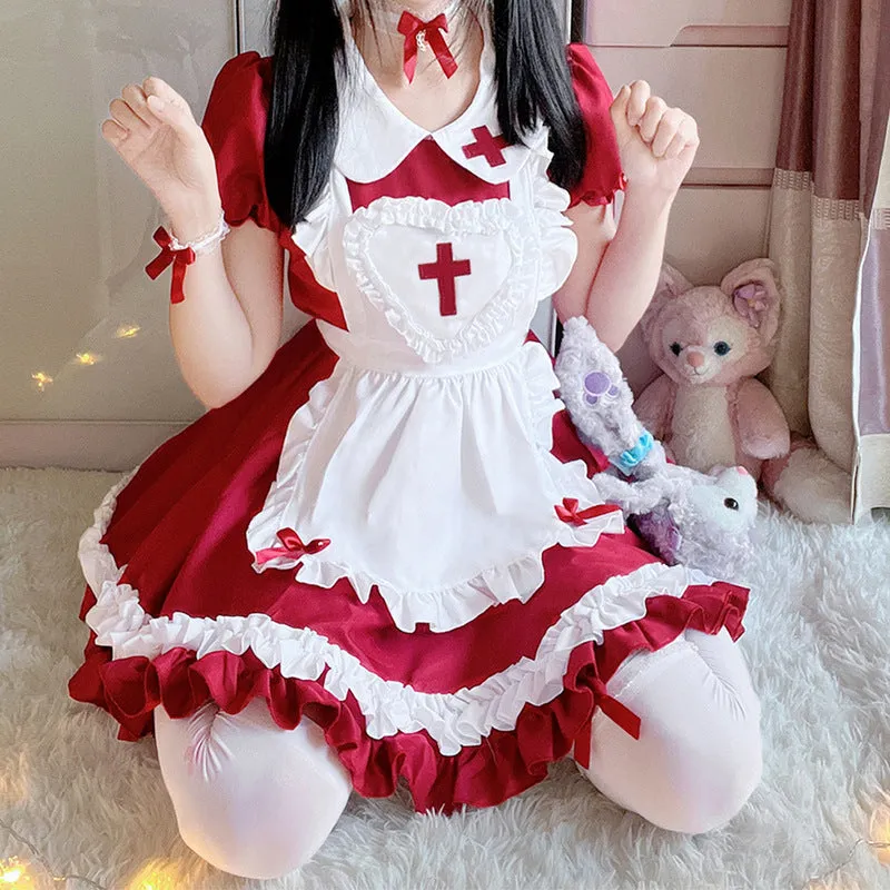 "Holy Maid" Ruffle Maid Dress