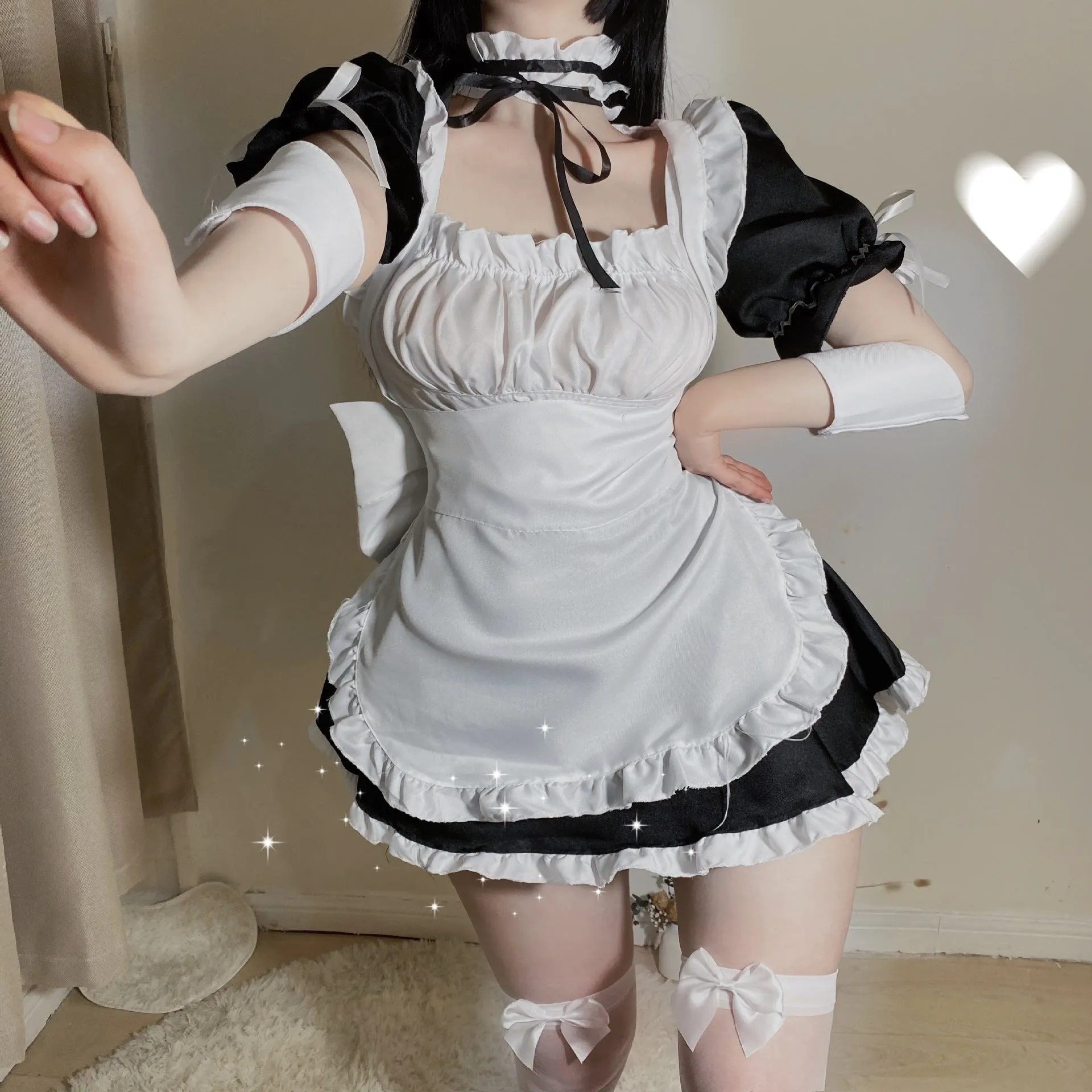 "Master Maid" Ruffle Maid Dress