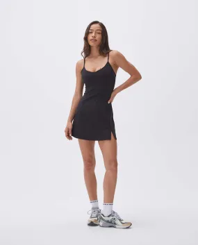 Strappy Tennis Dress - Black