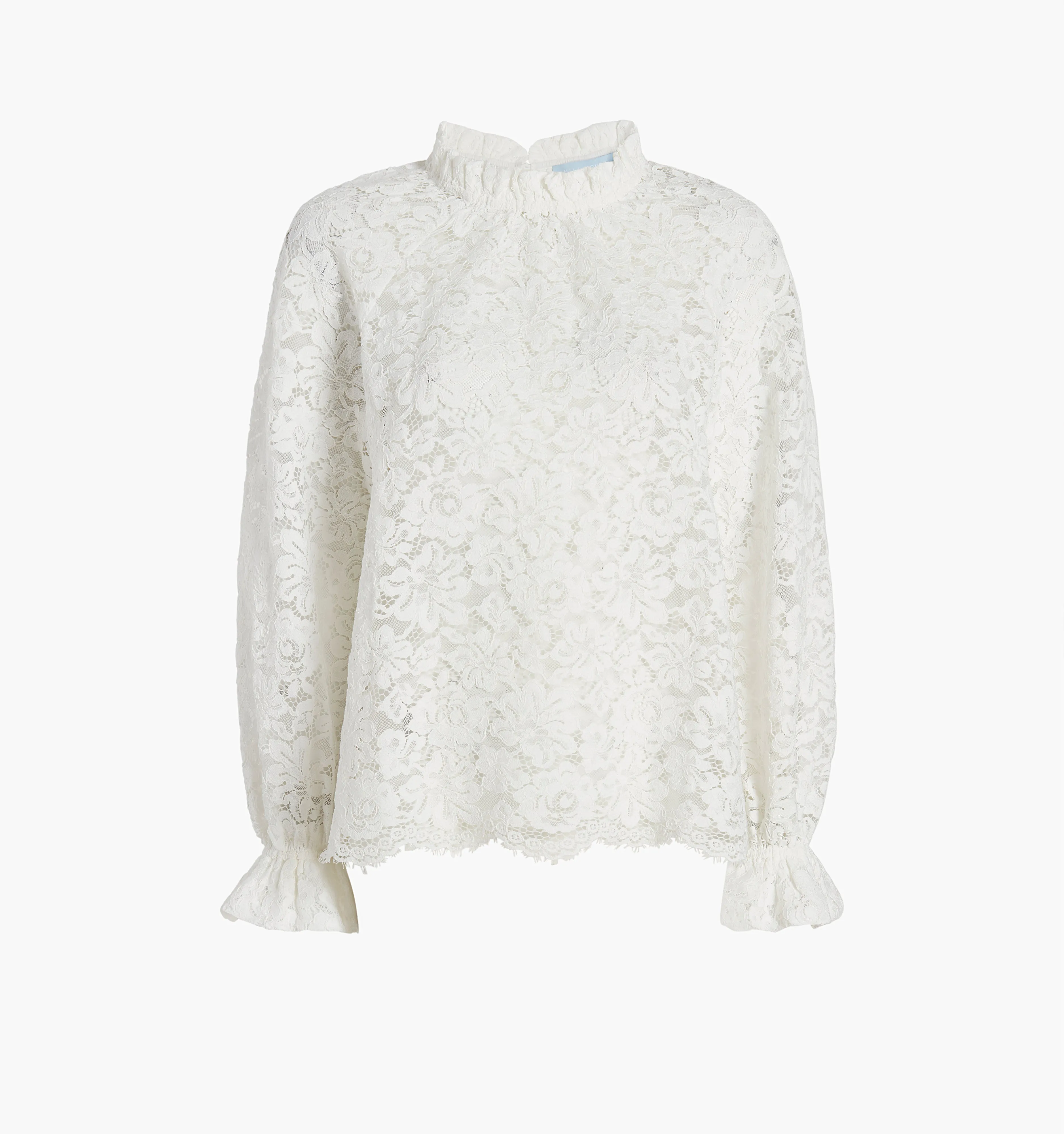 The Millie Top - White Lace