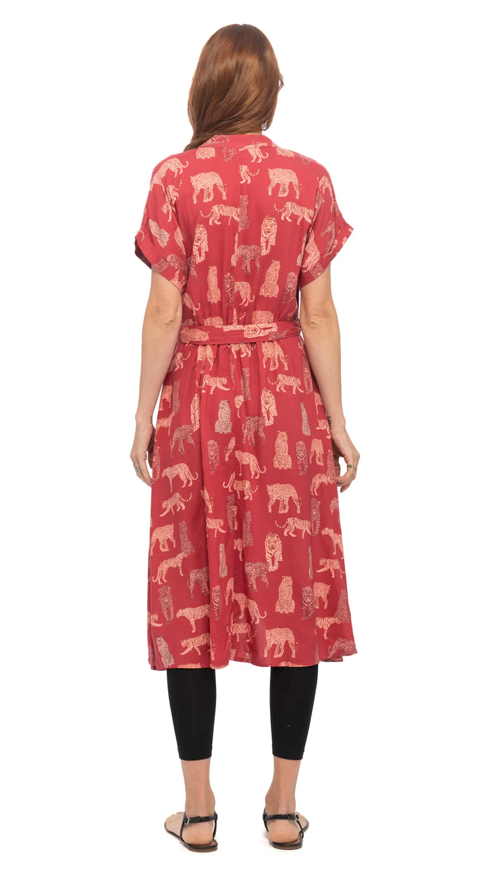 Victoria Dress - cats - rayon