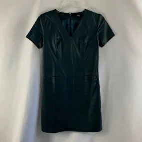 Yigal Azrouel Cut25 Green Leather Mini Dress