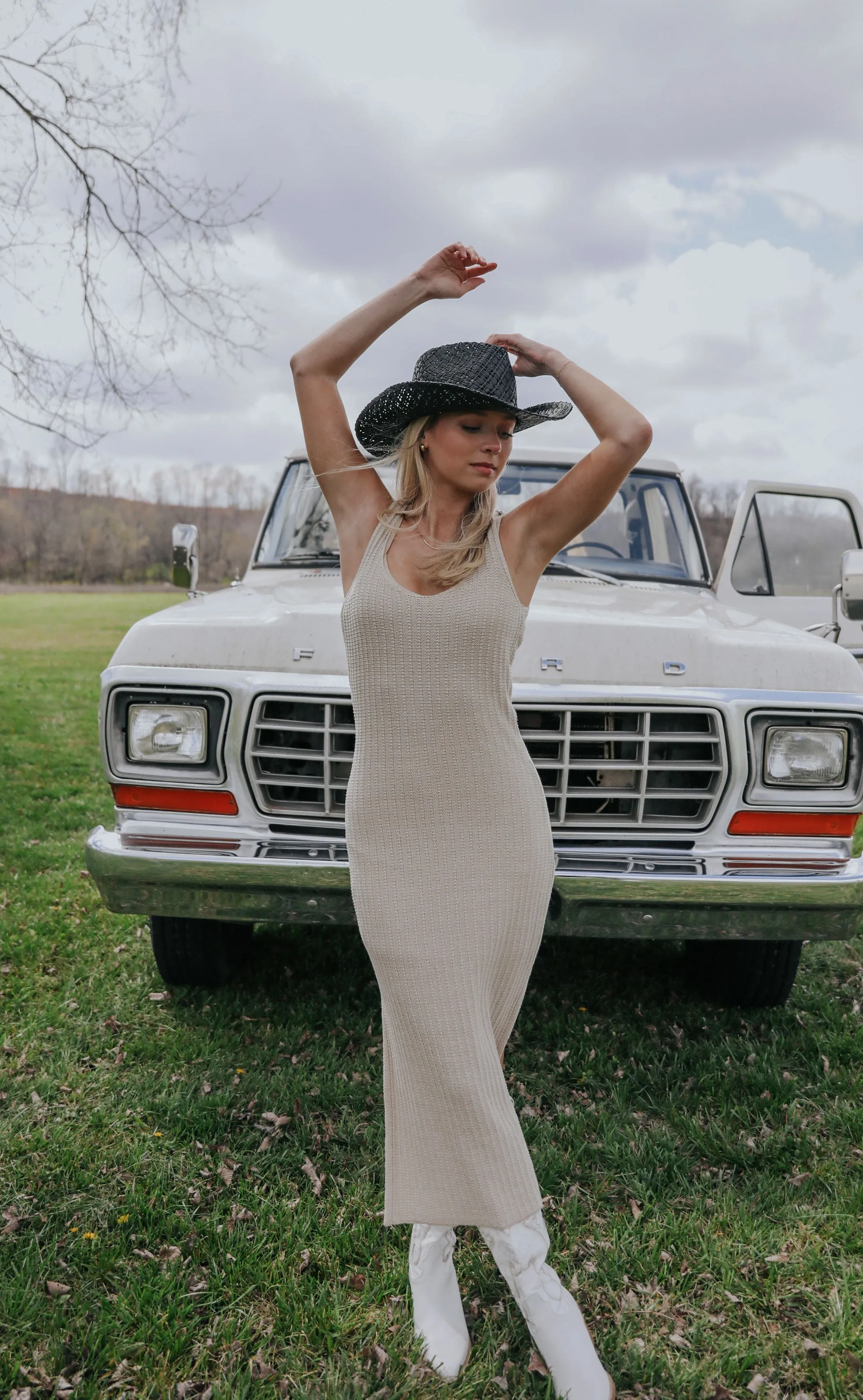 z supply: brayden midi dress - oatmeal